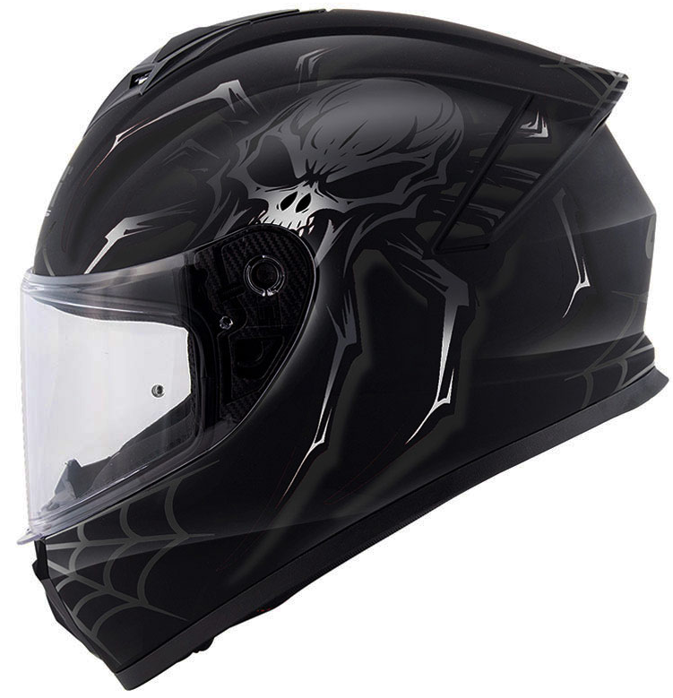 GIVI 50.X KASK ARACHNO MAT SİYAH-GRİ (L)