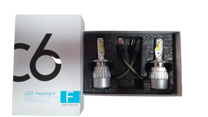 C6 LED AMPUL H4 TAKIM