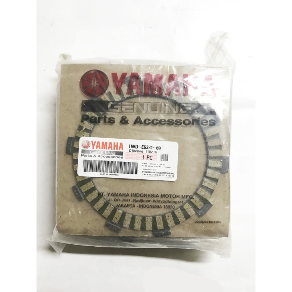 YAMAHA R25-MT25 DEBRİYAJ BALATASI ORJ. ADET 1WD-E6331-00