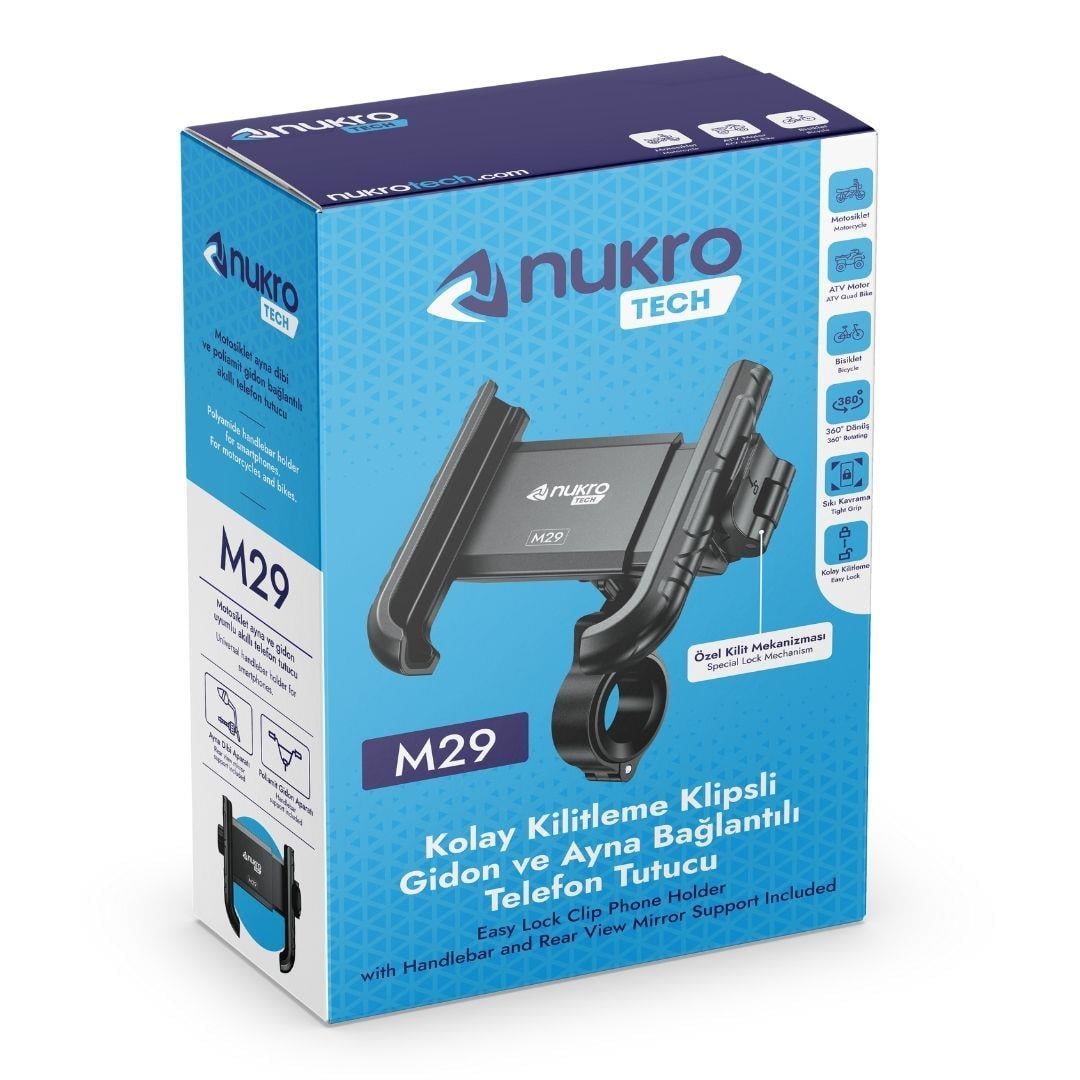 NUKROTECH M29 KLİPSLİ TELEFON TUTUCU